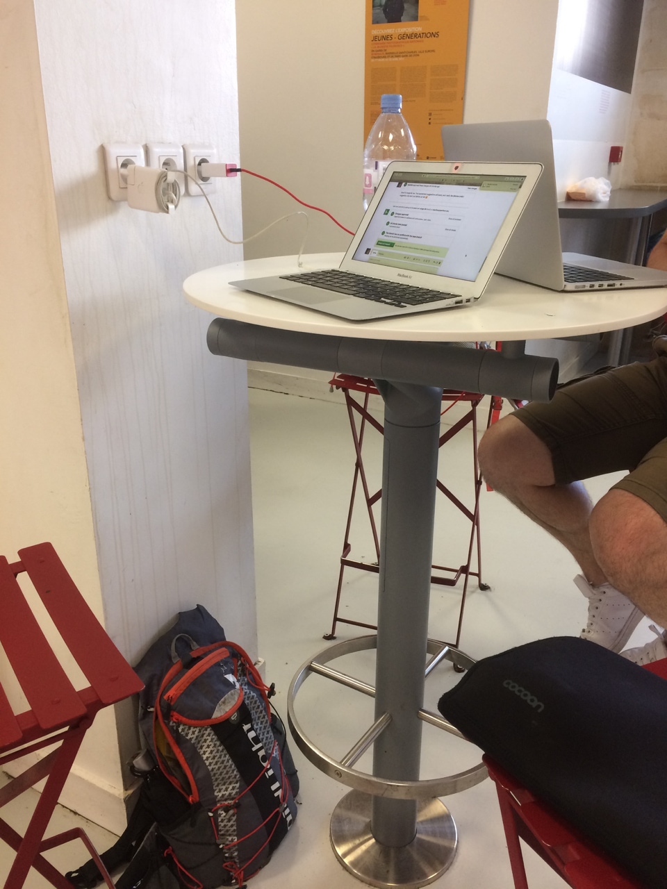 High seats in Bordeaux train station